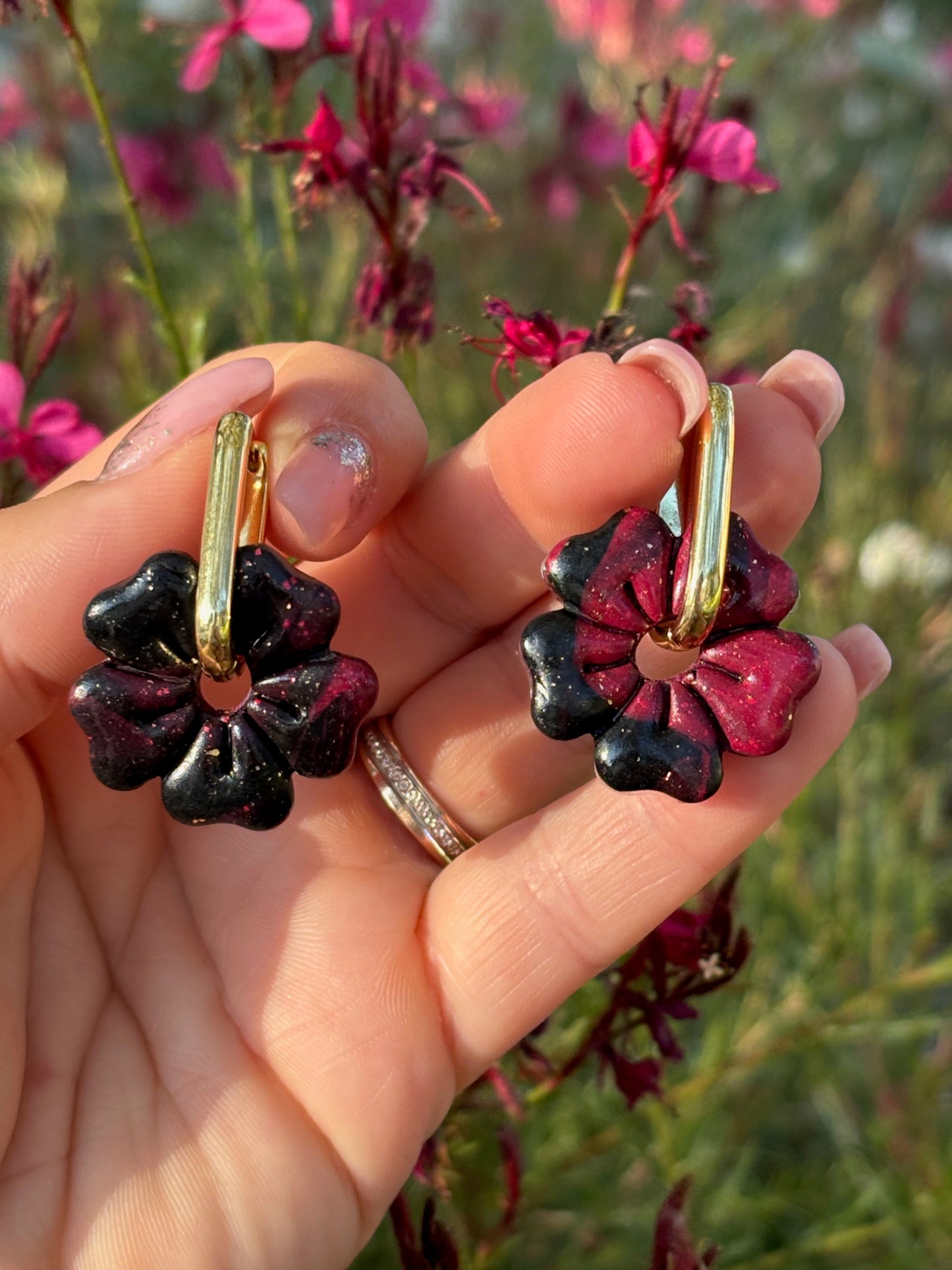 Collection de petites créoles interchangeables