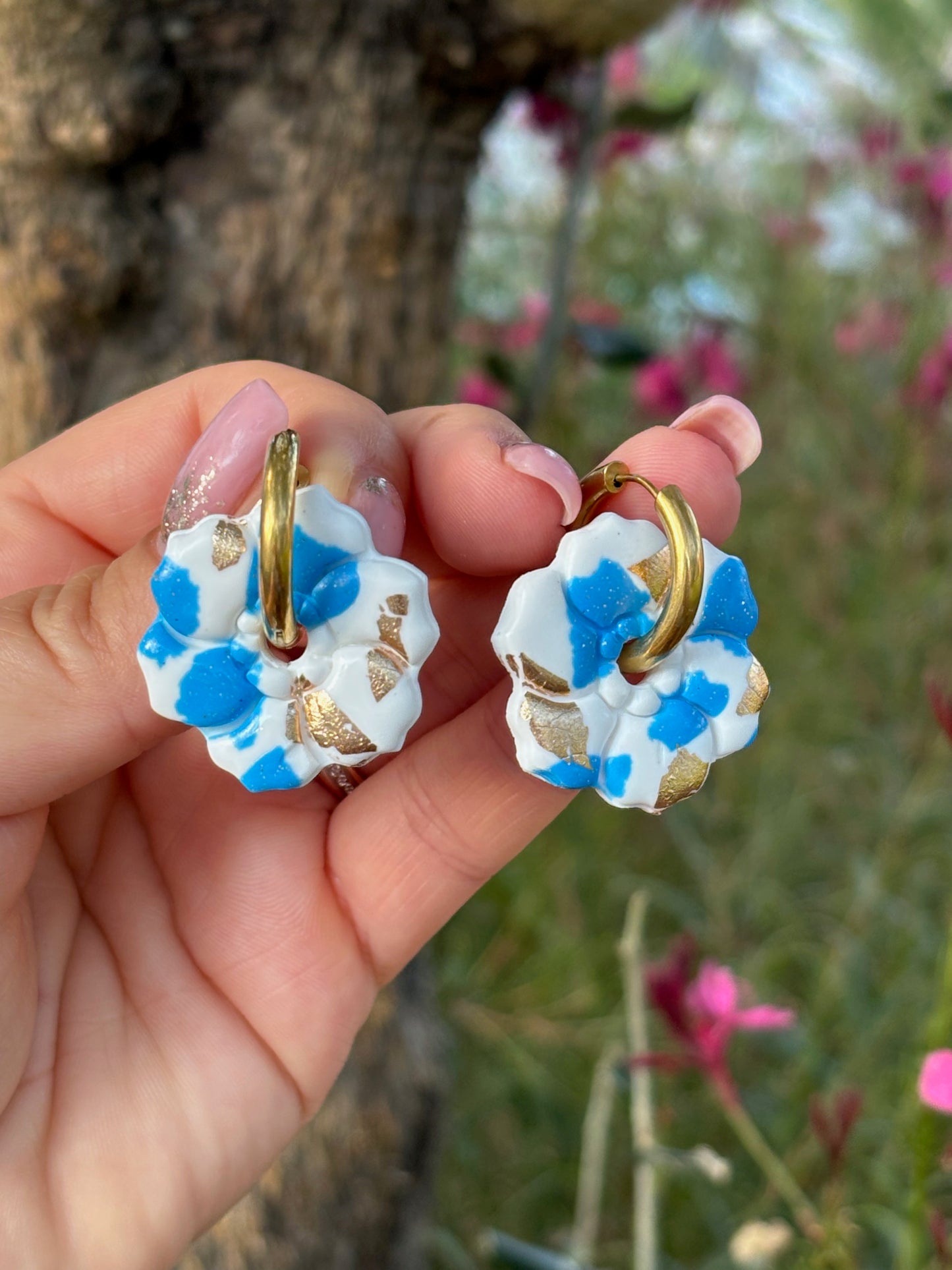 Collection de petites créoles interchangeables