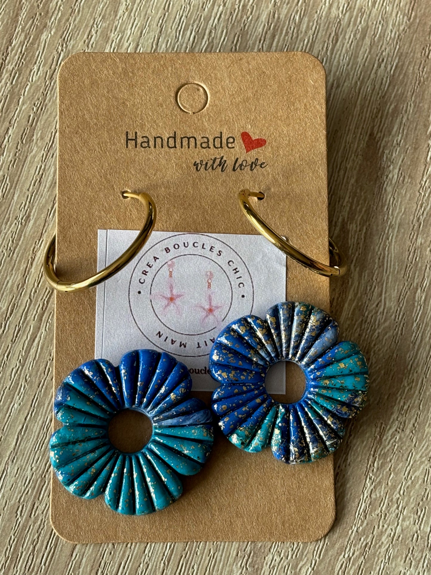 Collection de petites créoles interchangeables